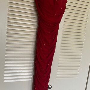 Windsor Rhinestone & Pearl Mini Dress